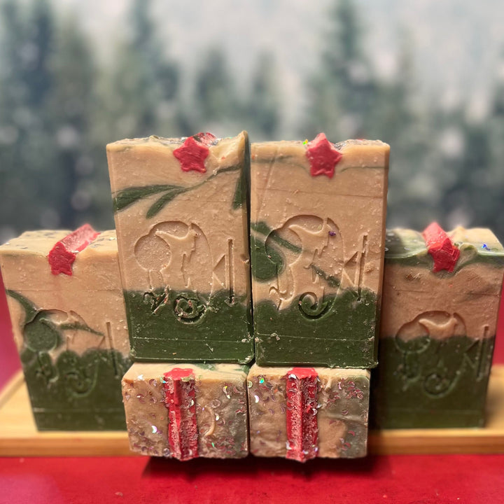 wise men frankincense  myrrh amber goat milk soap midnight oil soap